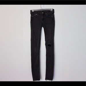 H&M Black Ripped Jeans